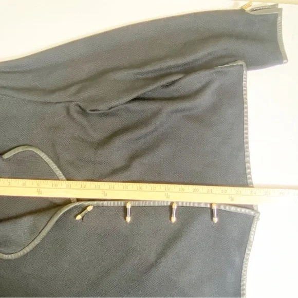 St. John Black Jacket Blazer Sophisticated Chic WorkCareer Embellished SIze 12 - Picture 8 of 10